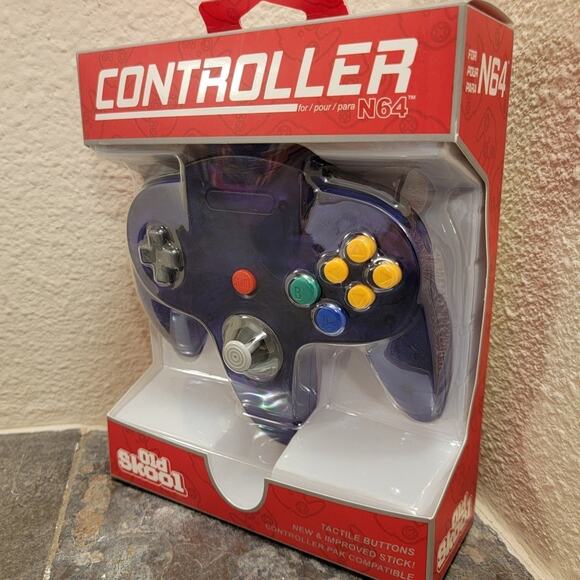 N64 Controller - Grape Purple (NEW) - Nintendo64 - Funtastic Color - Nintendo - Picture 3 of 6